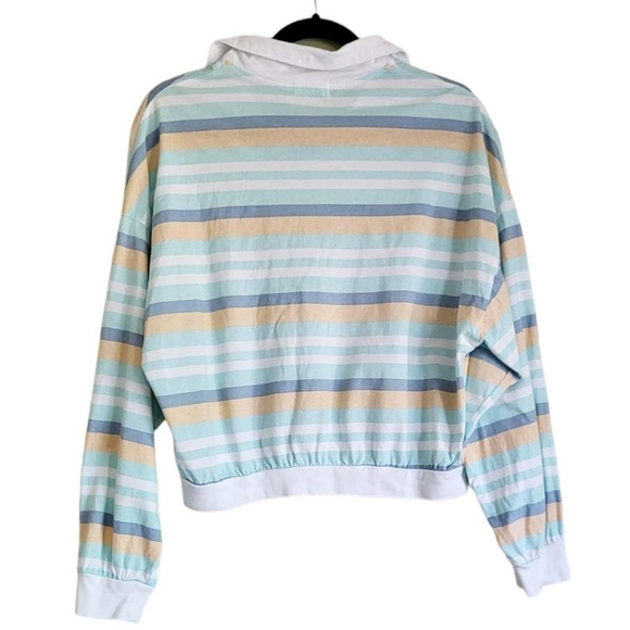 Pastel Striped Rugby Shirt - Picture 3 of 4